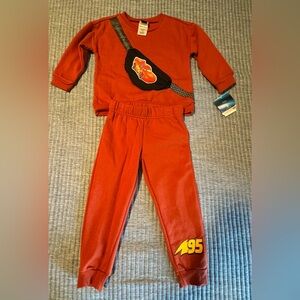 Disney Pixar Cars Toddler Boys Set 2 pieces Size3T
